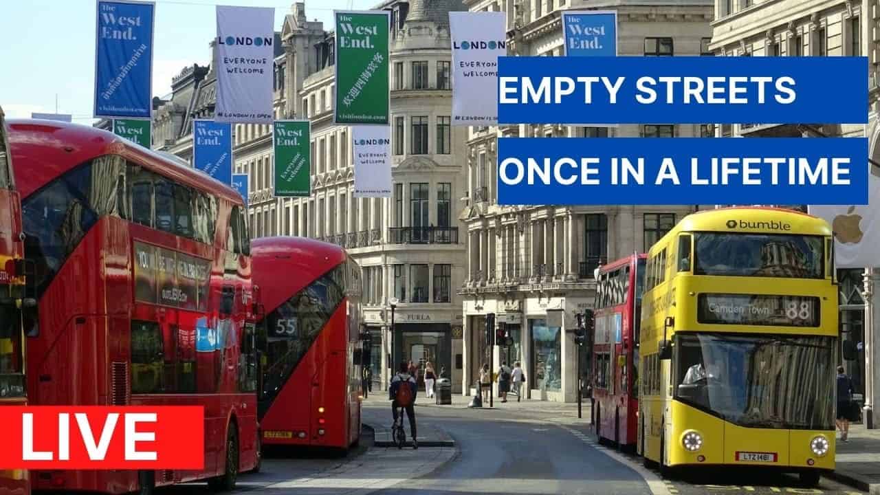 In diretta dalle vie di Londra. Webcam Live