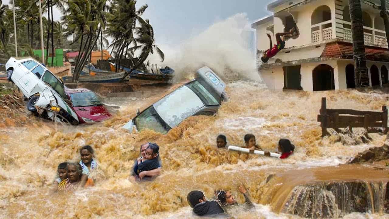India, situazioni di emergenza meteo e idraulica per un forte ciclone
