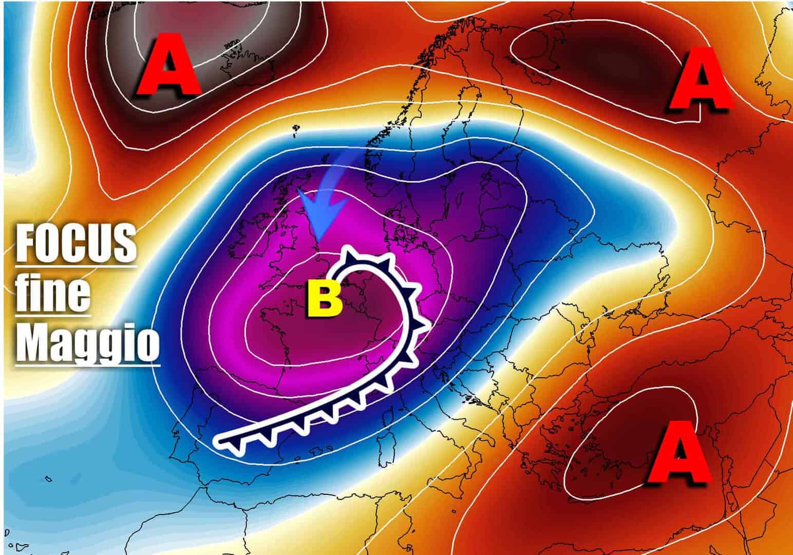 Meteo d’inizio Estate in eccessiva crisi