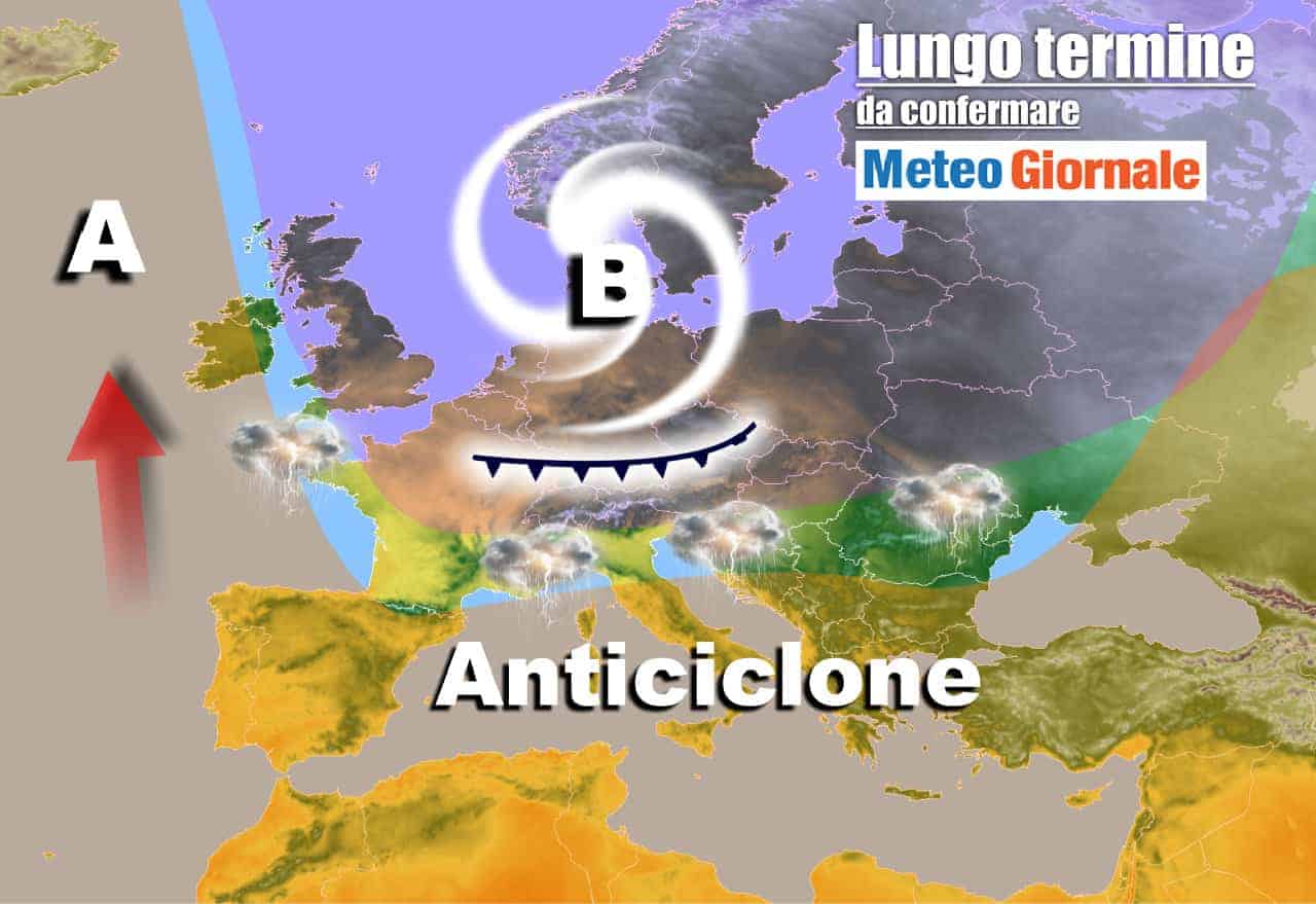 Meteo Italia al 1° giugno: ESTATE al Sud, TEMPORALI al Nord