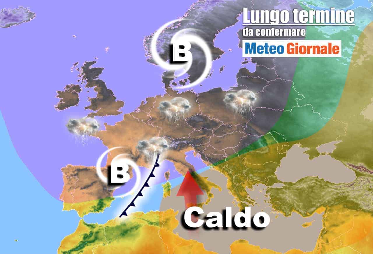Meteo Italia al 3 giugno: prima Anticiclone Africano, poi PEGGIORA