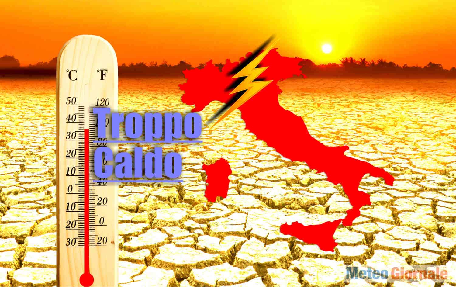 Meteo troppo CALDO per fine MAGGIO. Onda di calore d’Africa