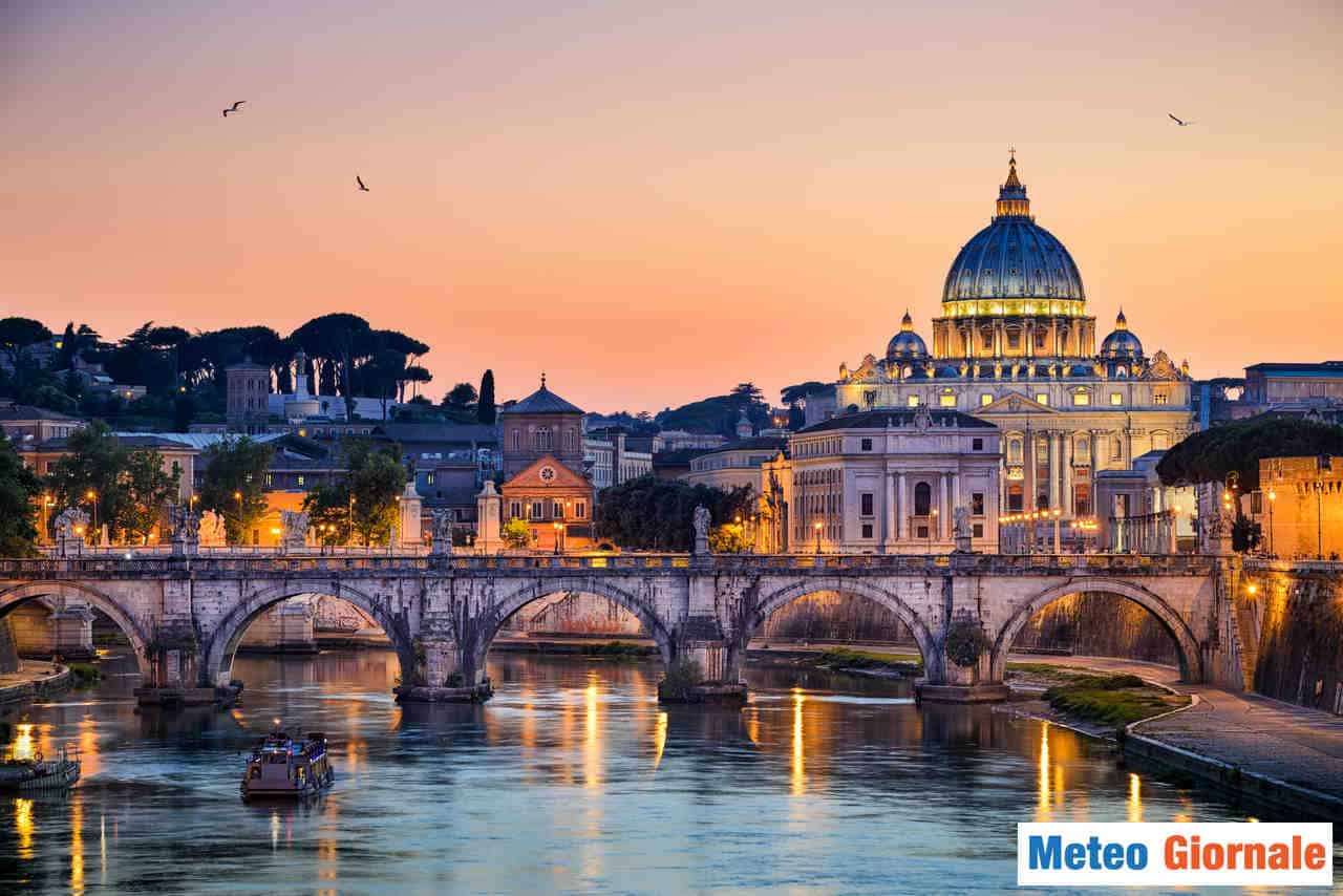 Meteo Roma, farà caldo, anche 30 gradi, ma anche temporali