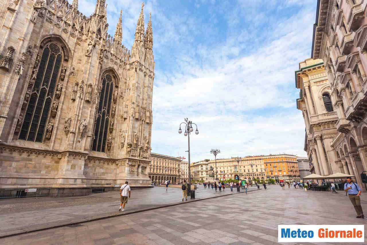 Meteo MILANO: dal clima estivo a quello nuovamente quasi autunnale