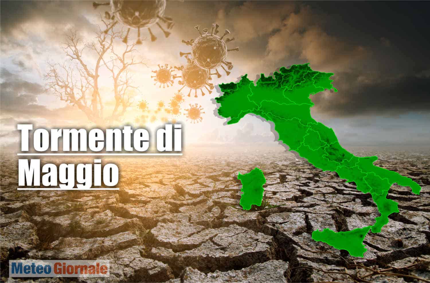 Il Caldo FURIOSO di Maggio potrebbe scatenare TORMENTE. Pioggia su attività aria aperta
