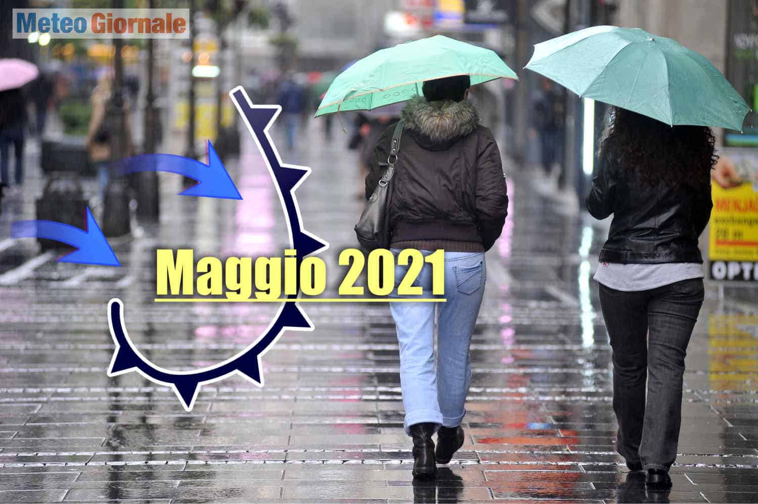 Meteo di Maggio con parecchie NUBI NERE, rischio acuto MALTEMPO con GRANDINE