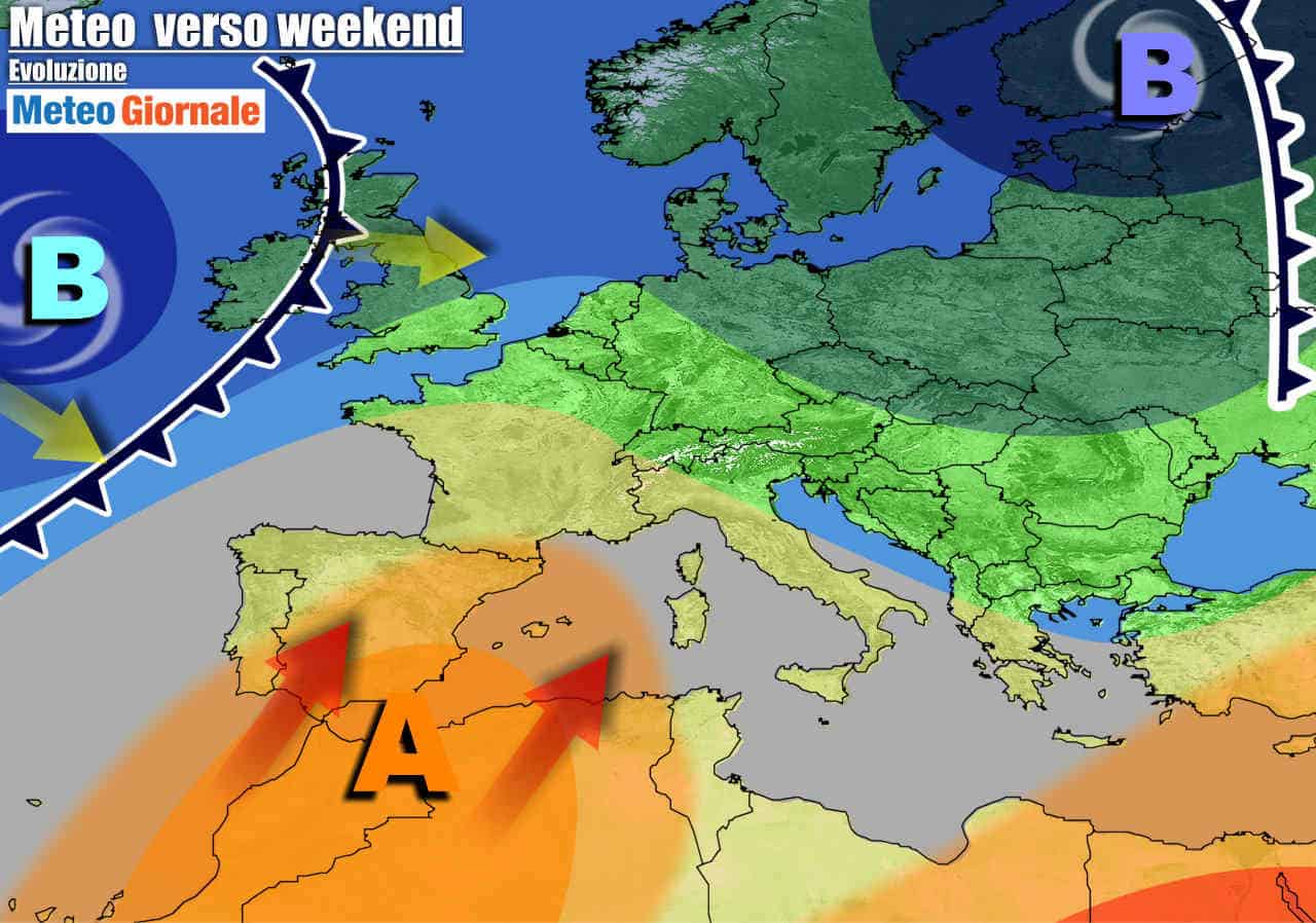 METEO Italia. Molto Caldo nel Weekend, poi rischio forte Maltempo