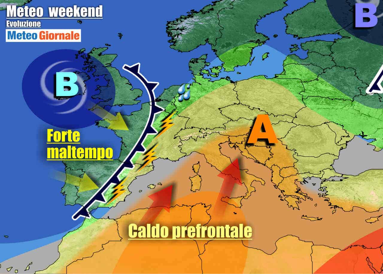 METEO Italia. Arriva l’anticiclone africano, ma da lunedì forte maltempo