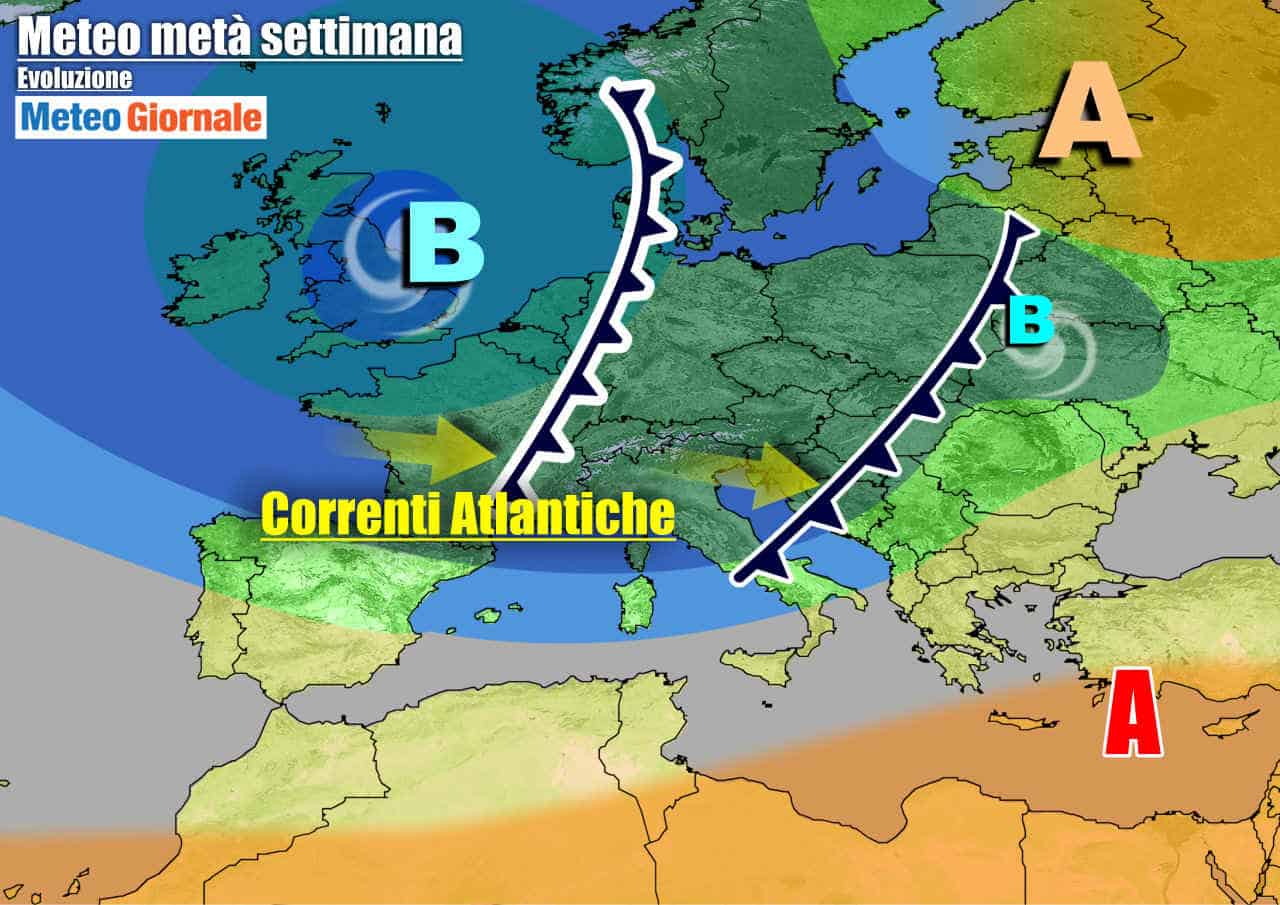 METEO Italia. STOP alla primavera. Riecco il MALTEMPO anche forte