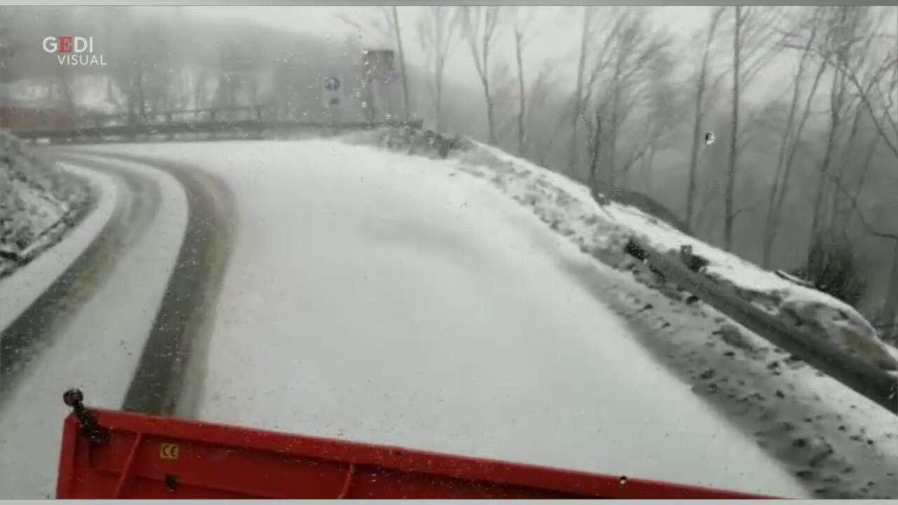 Neve a quote basse nell’Appennino emiliano e romagnolo