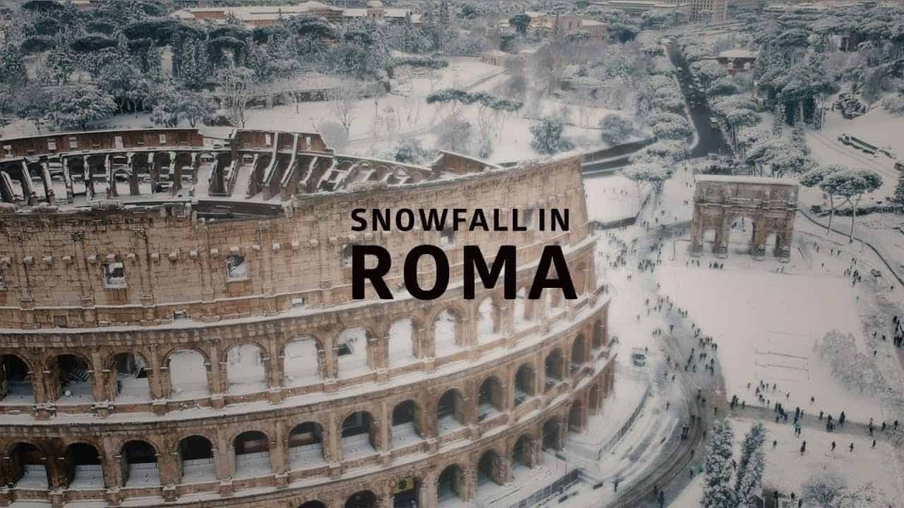 Neve a Roma, un fenomeno più frequente nell’ultimo decennio