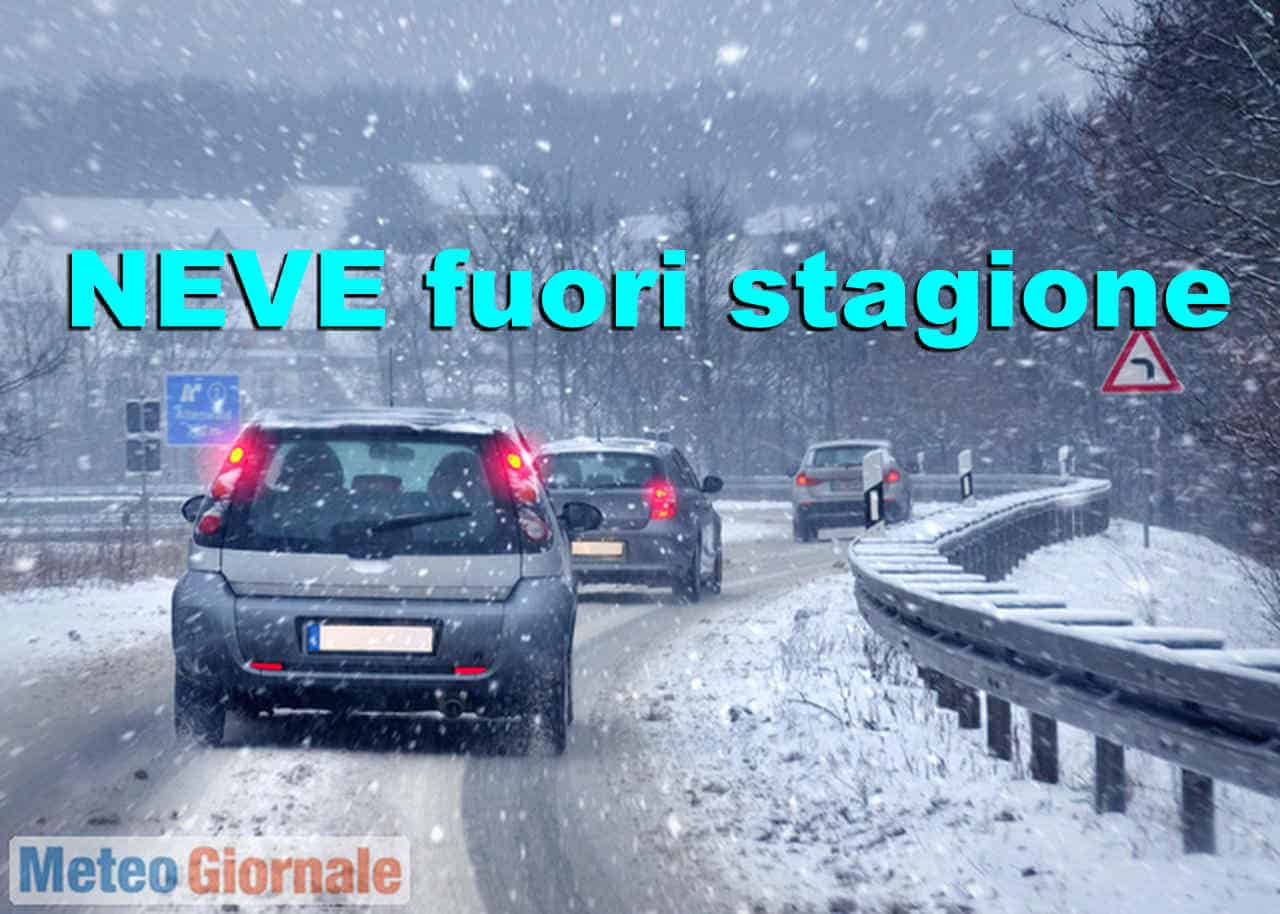 Il grande freddo tardivo d’inizio maggio, con neve a bassa quota