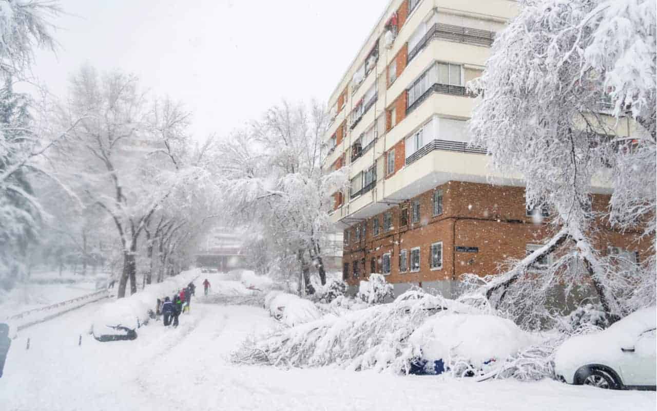 Neve record di Europa centrale in pieno Maggio