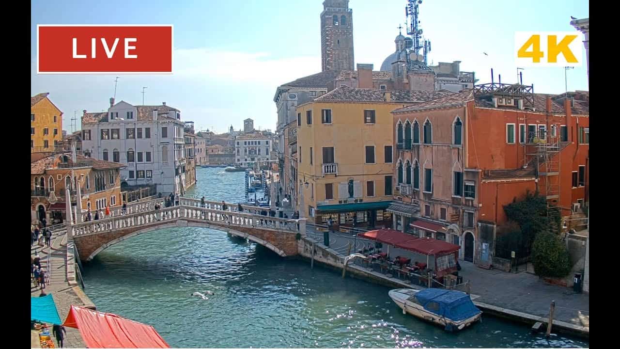 Webcam LIVE da Venezia, veduta Ponte delle Guglie
