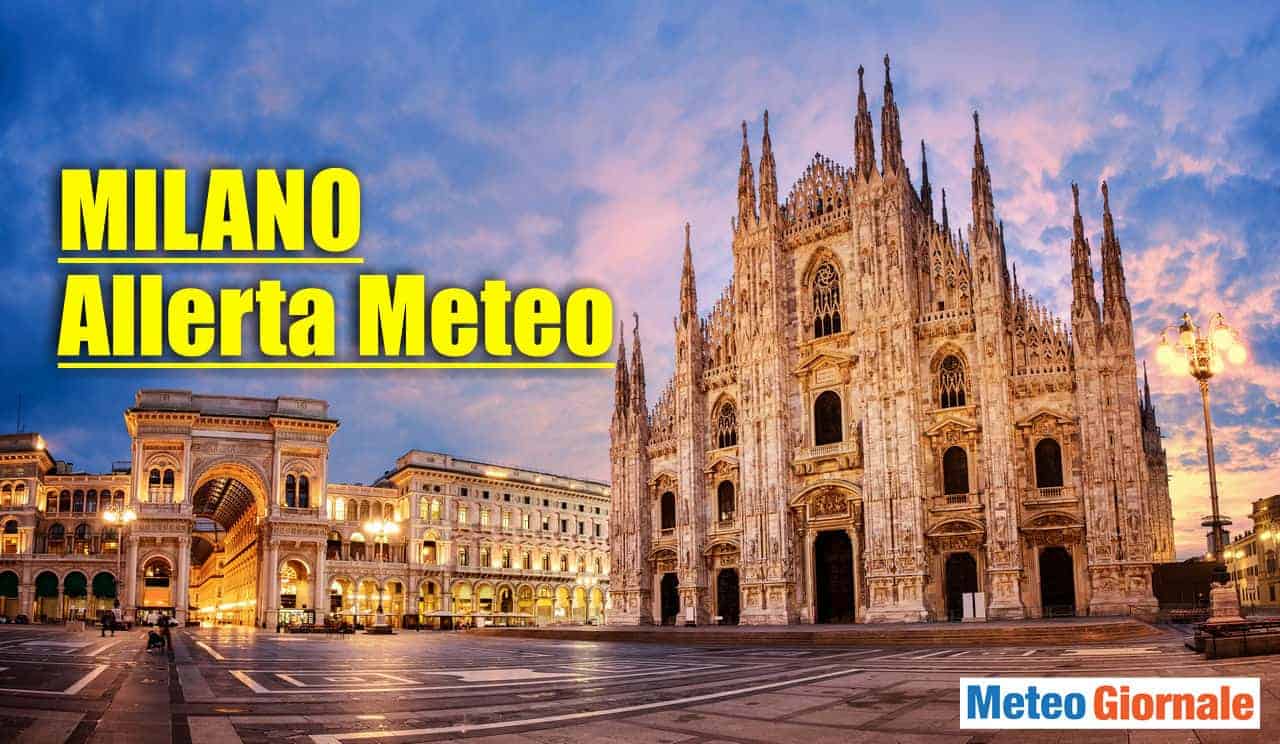 Allerta meteo Milano per forti temporali. Rischio grandine