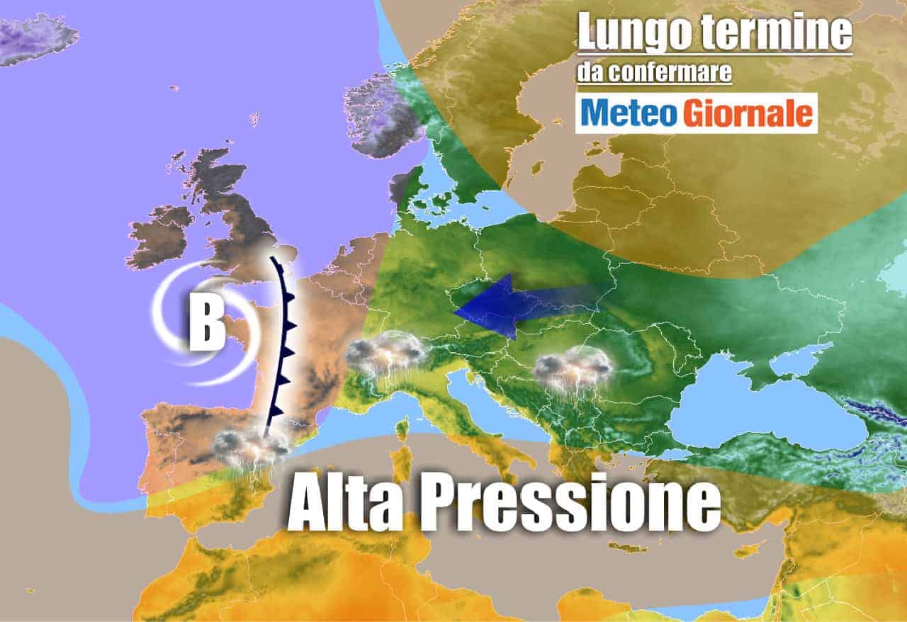 Meteo Italia al 17 giugno: Anticiclone insidiato da TEMPORALI