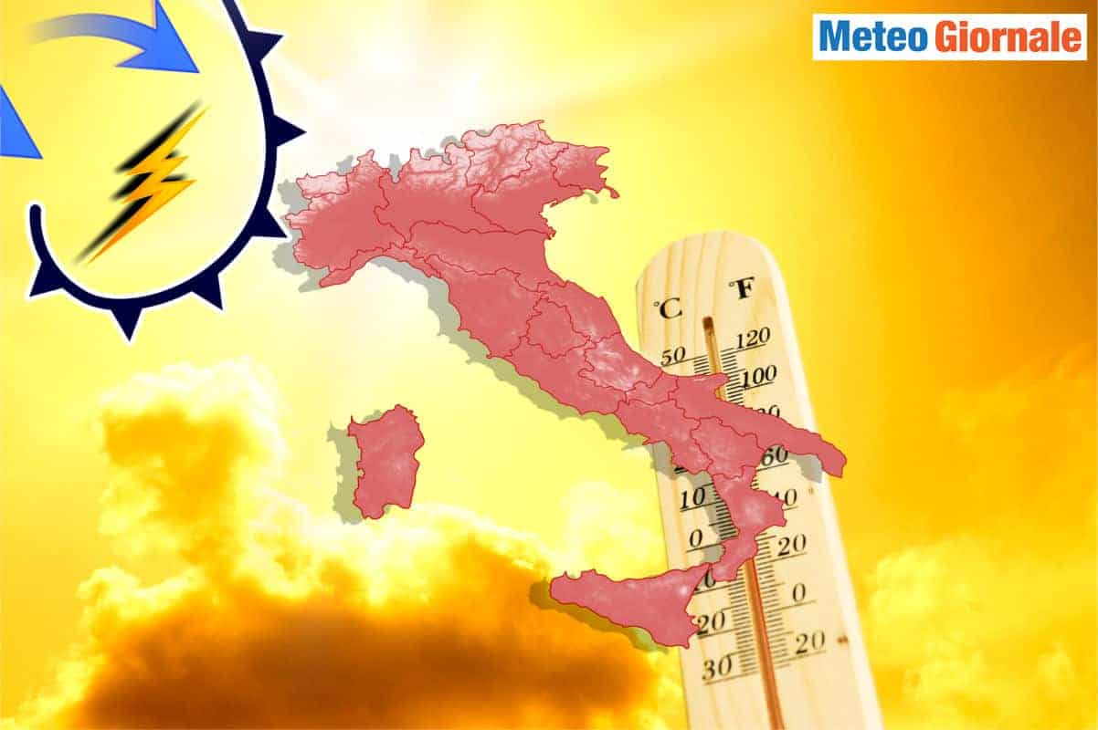 meteo con caldo duraturo