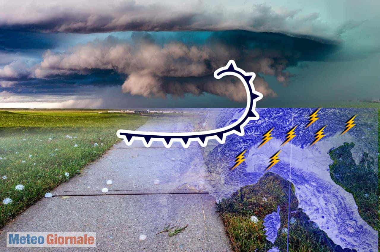 meteo temporalesco al nord italia