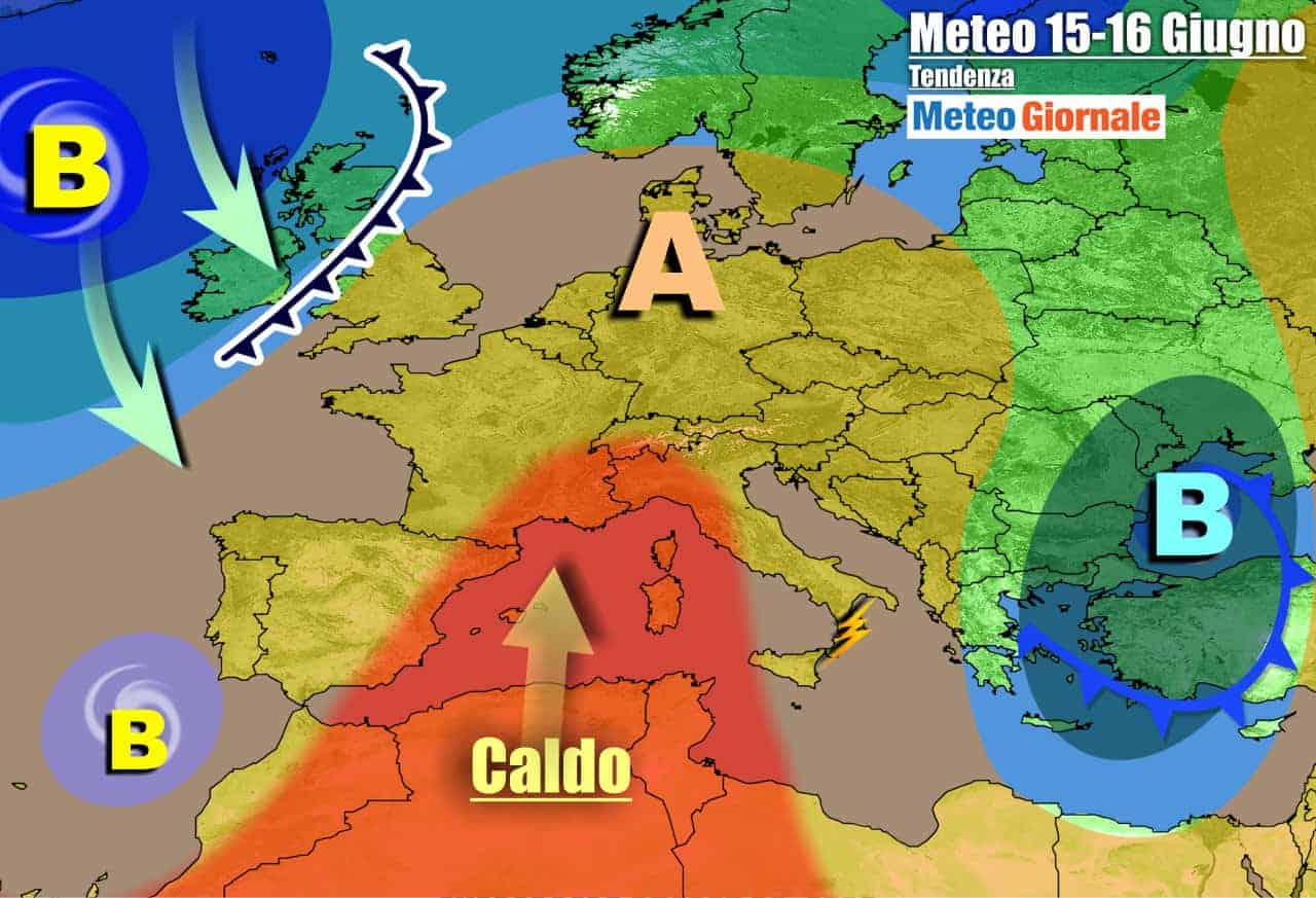 METEO Italia. Ecco l’ESTATE, tra GRAN CALDO e isolati TEMPORALI