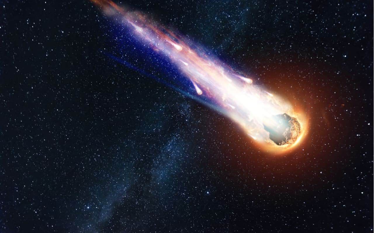 Gli scienziati trovano acqua all’interno di un Meteorite
