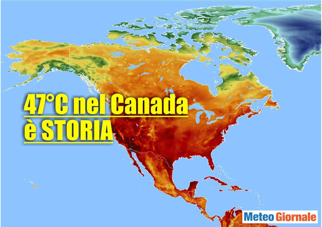 Ondata di calore nel Nord America.