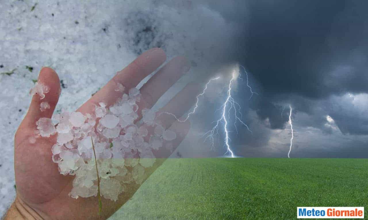 METEO Italia. In settimana TEMPORALI con GRANDINE. Estate sottotono