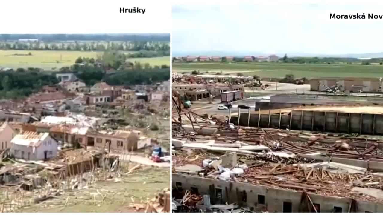 Tornado in Repubblica Ceca.
