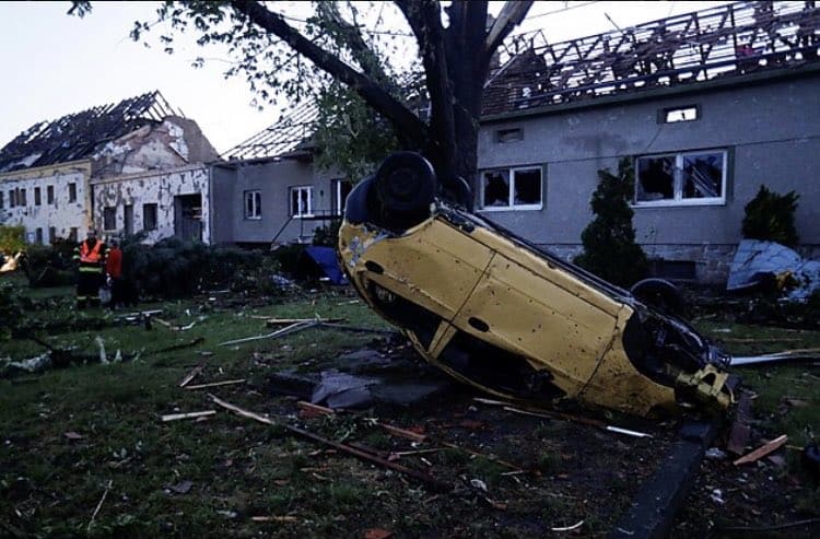 Tornado in Repubblica Ceca.