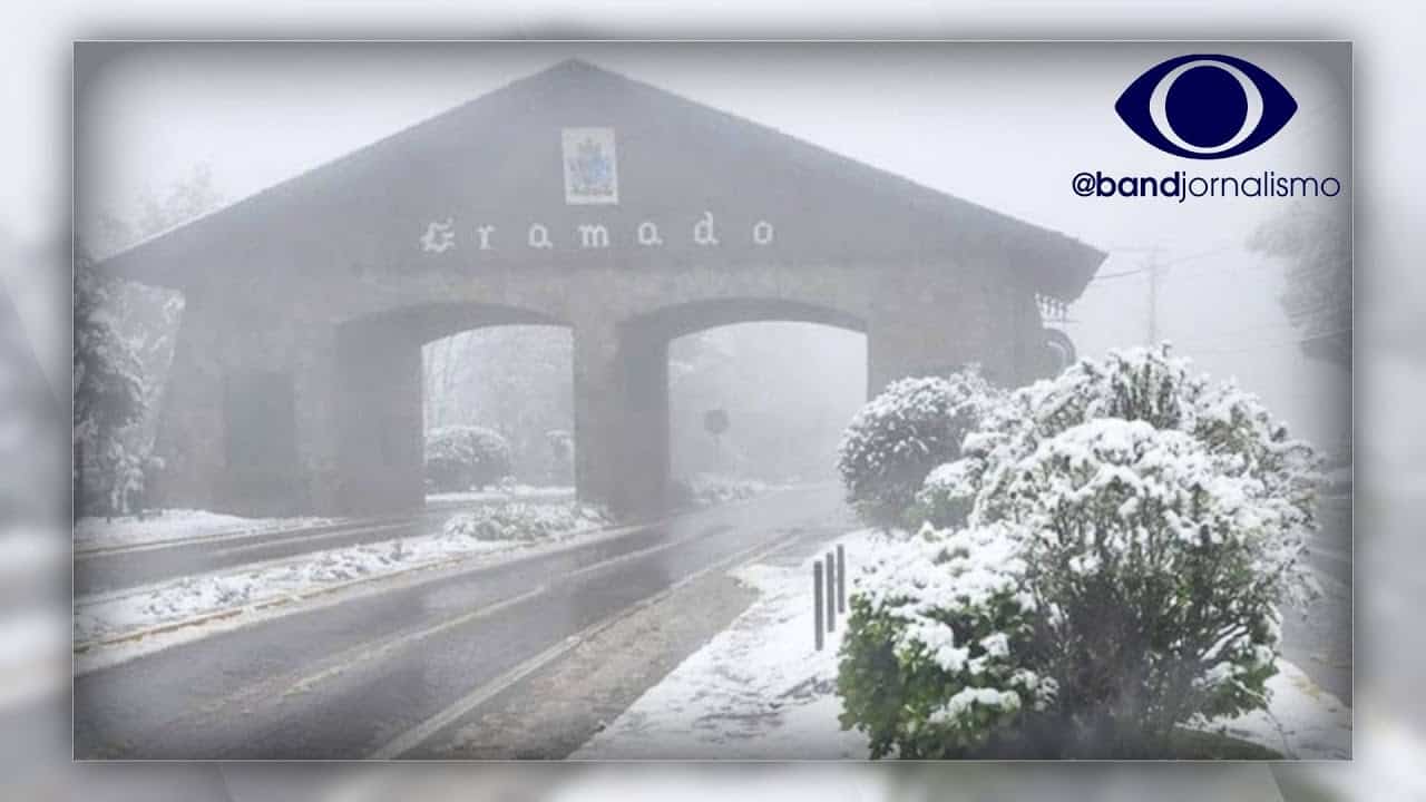 Brasile, neve e gelo. Ondata di freddo record. Video Meteo