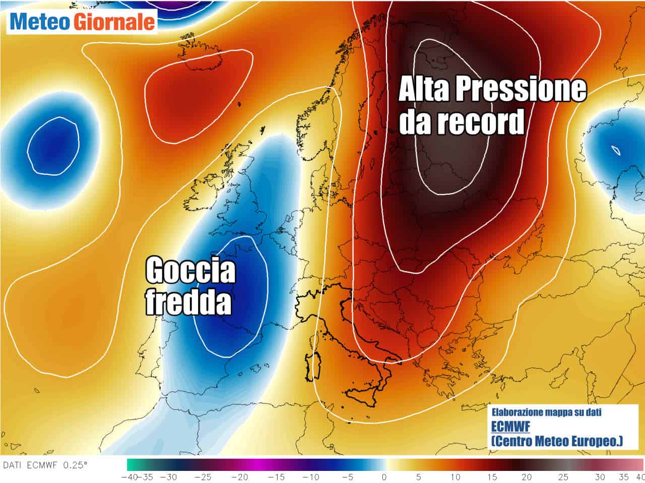 evoluzione meteo domani 8 luglio