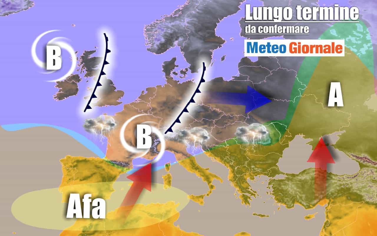 METEO Italia al 1 agosto: CALDO, ma rischio MALTEMPO