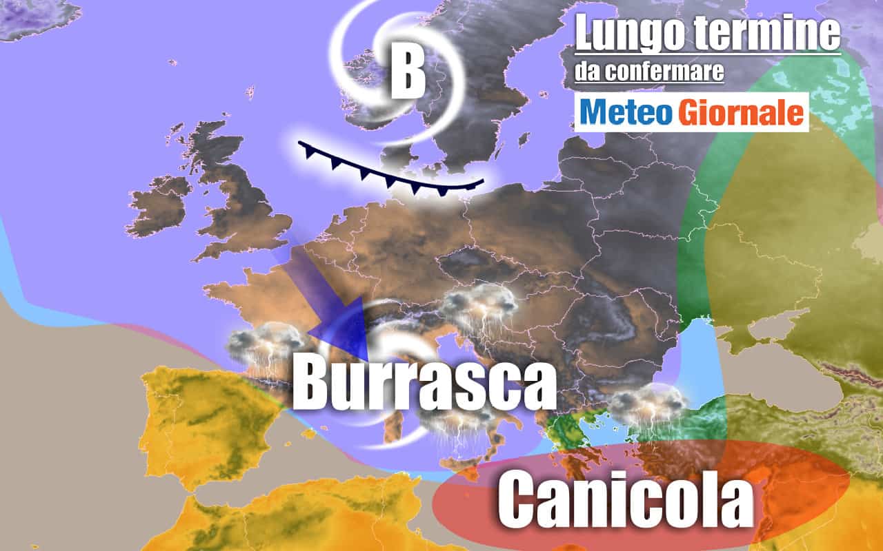METEO Italia al 23 luglio: BURRASCA di mezza Estate