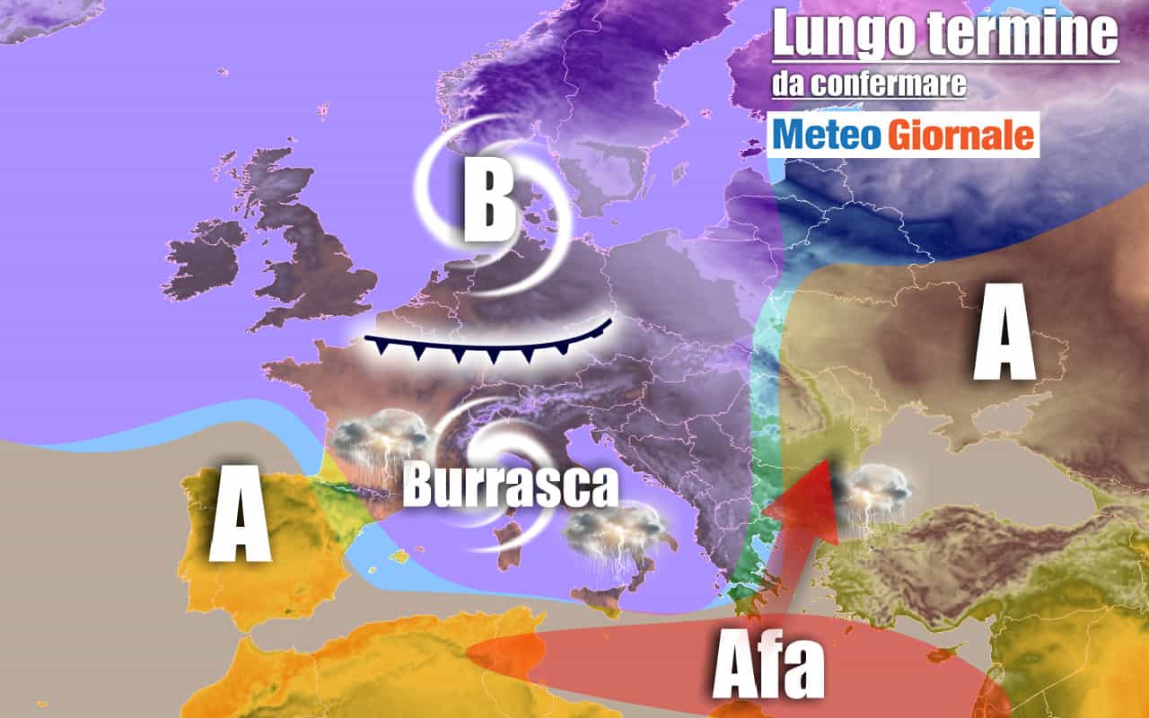 METEO Italia al 24 luglio: stop d’Estate, poi ancora AFRICA