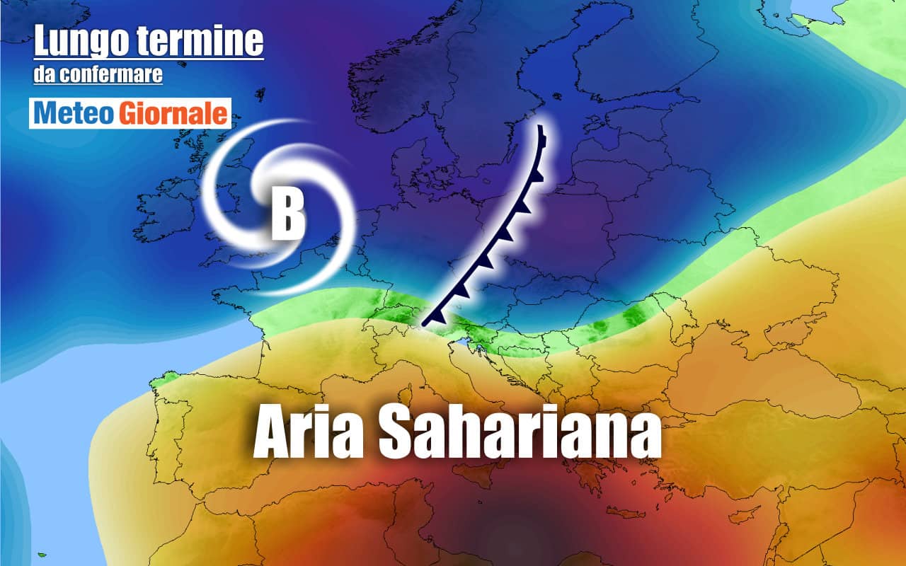 Meteo Italia al 26 luglio: di nuovo CALDO d’Africa
