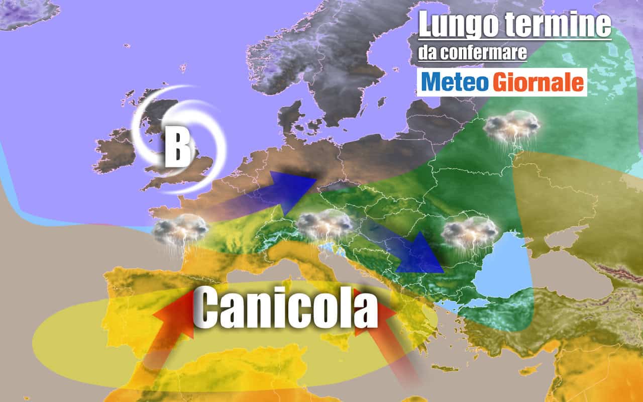 METEO Italia al 16 luglio: sempre e solo CALDO d’Africa
