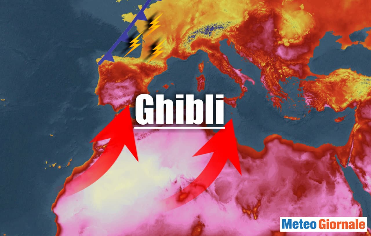 meteo con caldo africano