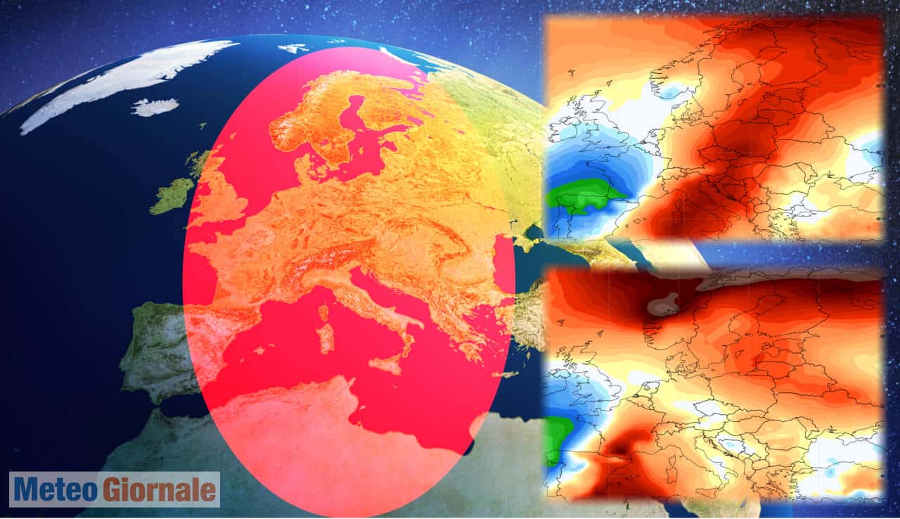 meteo con caldo record fonte ncep