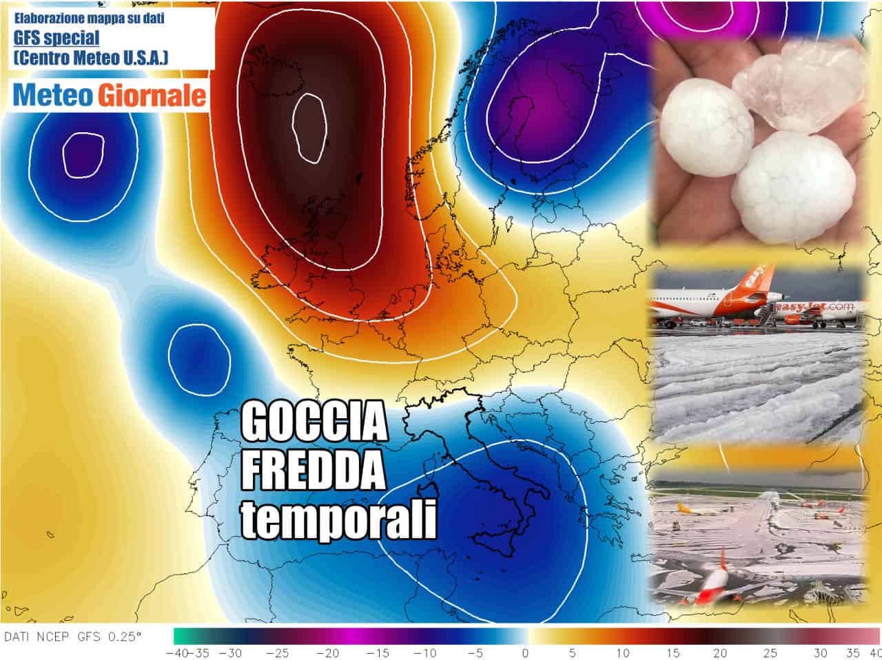 PESSIMA situazione meteo d’ESTATE con il Mediterraneo troppo caldo