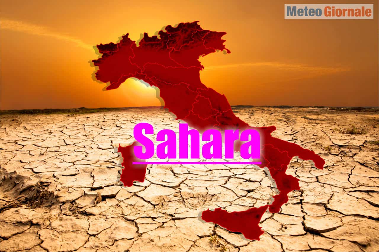 Meteo con onda di caldo anomala.