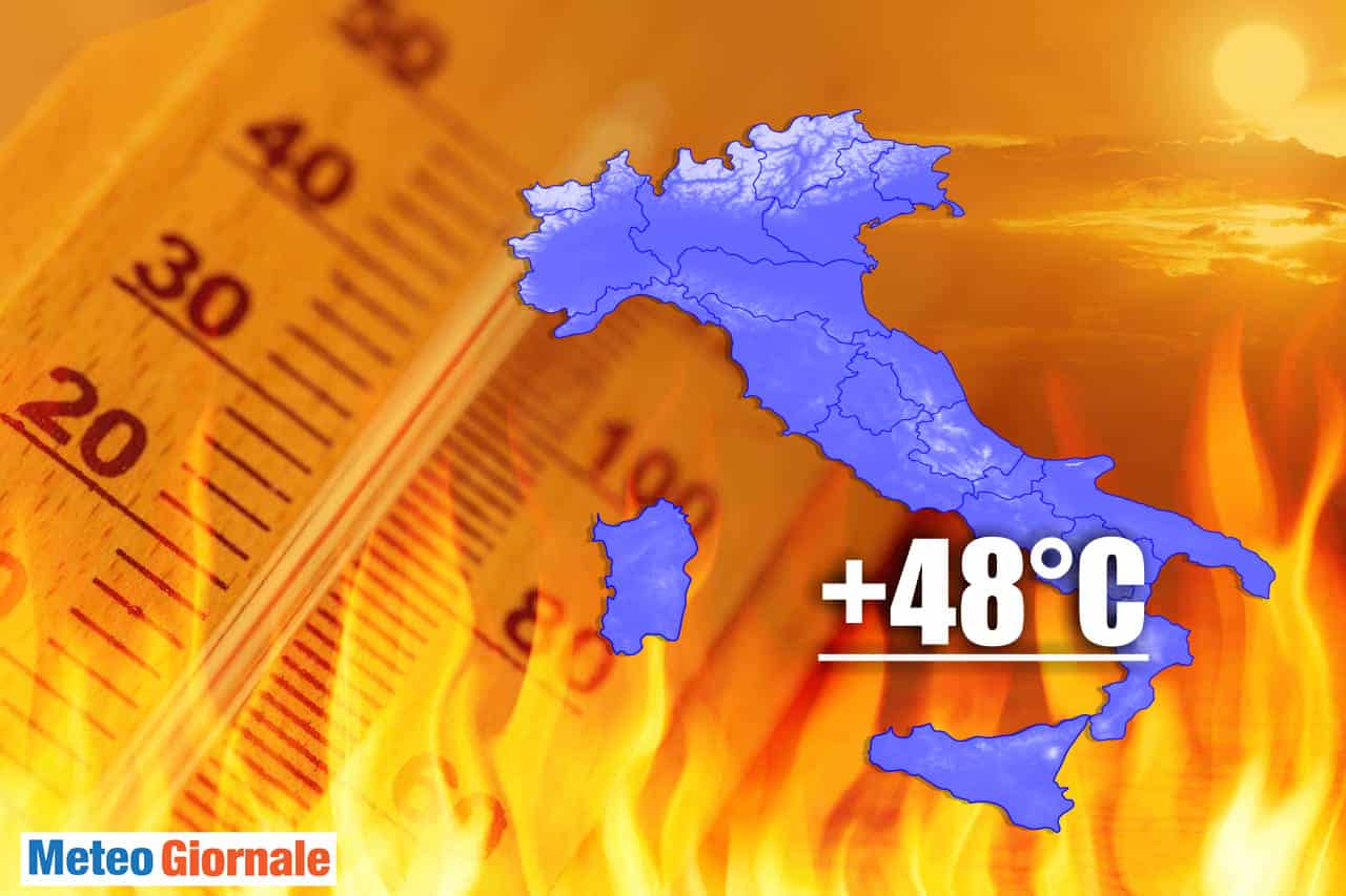 meteo con ondata di calore