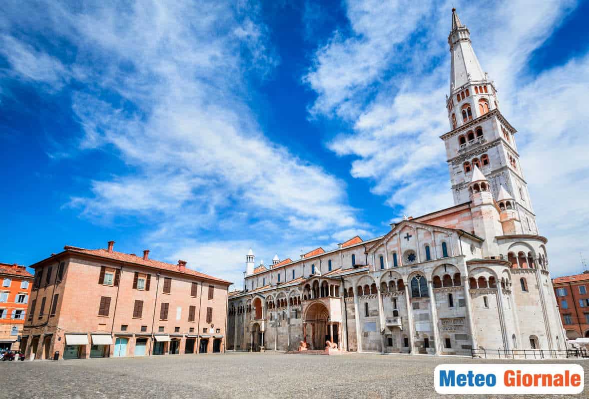 Meteo MODENA: caldo in fortissimo aumento, rischio 40 gradi