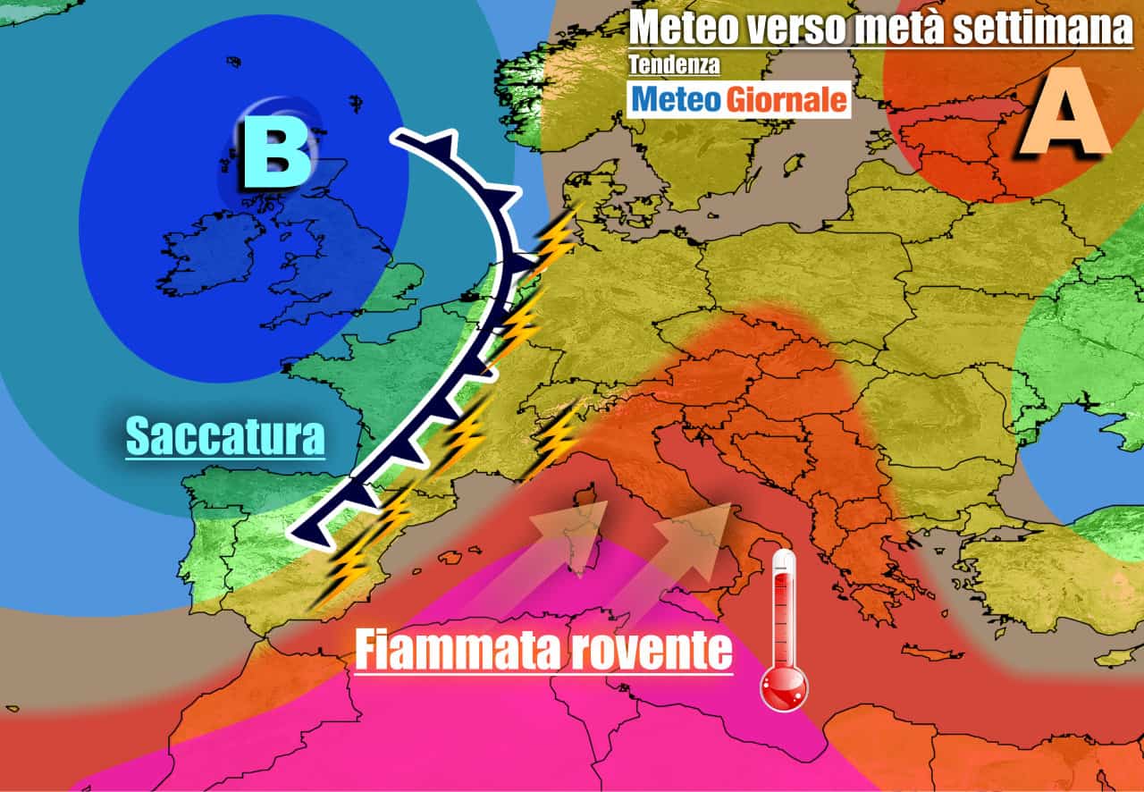 METEO ITALIA. Ritorna l’anticiclone con il CALDO AFRICANO a 40 GRADI