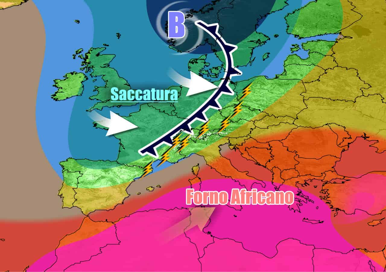 METEO 7 Giorni. CALDO ESAGERATO, ma FORTI TEMPORALI dal weekend