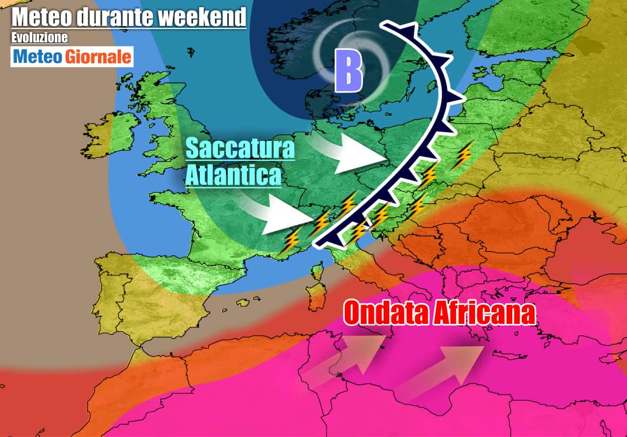 METEO 7 Giorni. TEMPORALI e CALDO INFERNALE, nuovi eccessi clamorosi