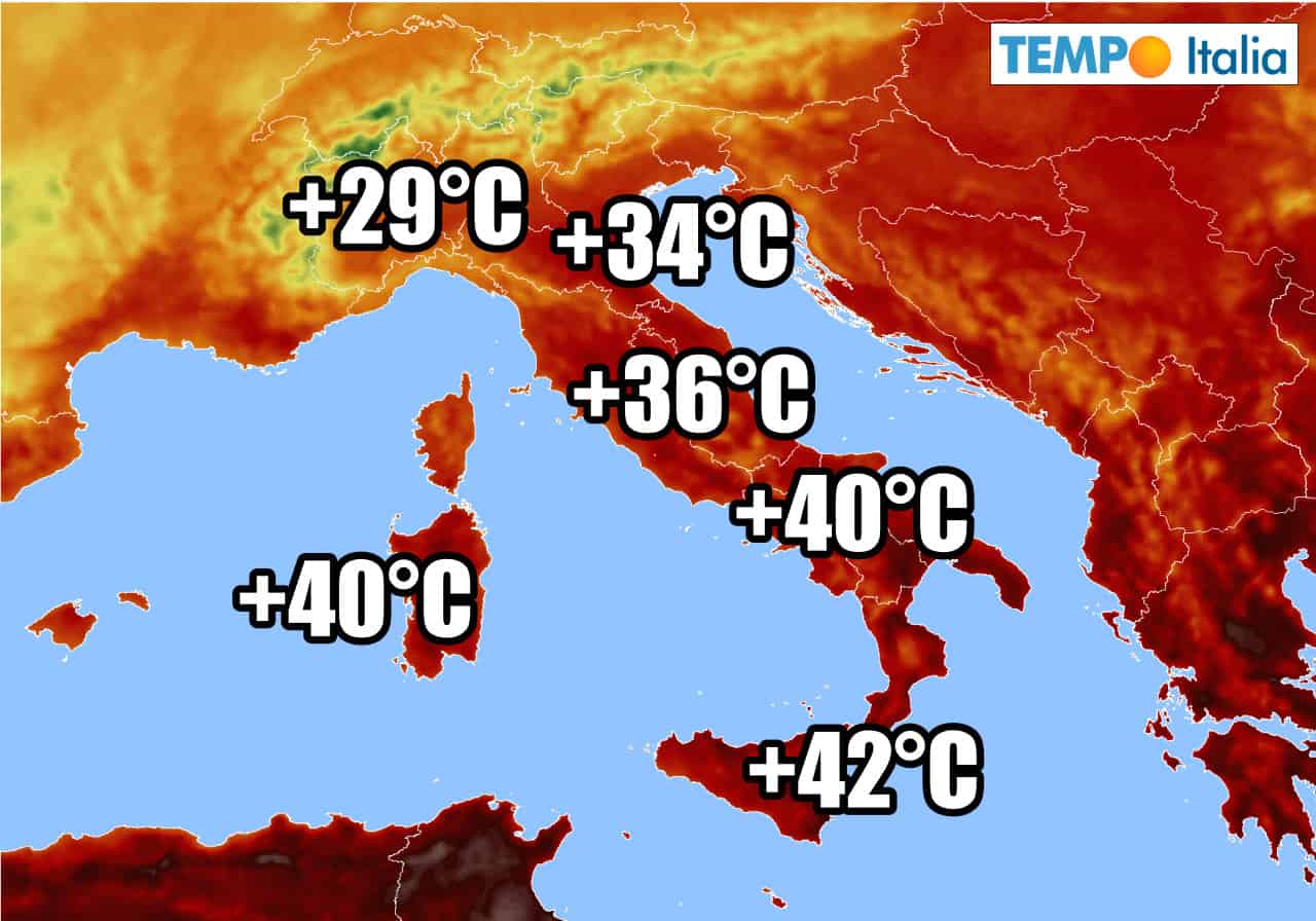 Temperature, in parte d’Italia da ondata di calore. Previsioni meteo