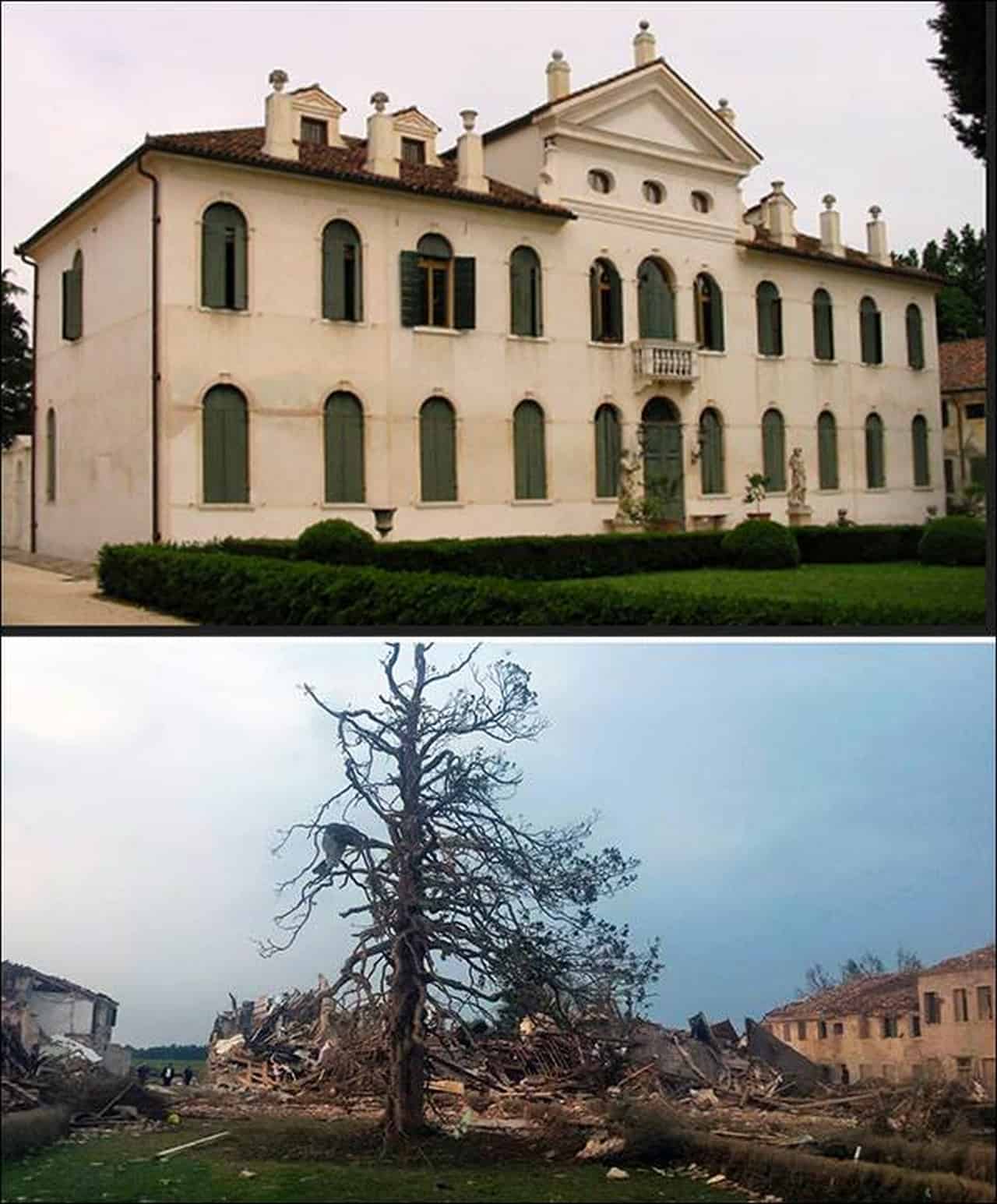 Il tornado causò ingenti danni e distruzione