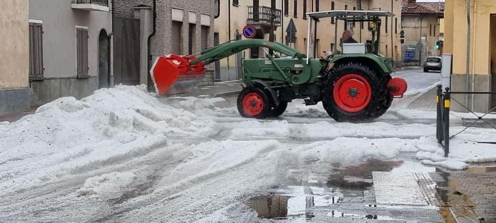 Grandinate al Nord Italia