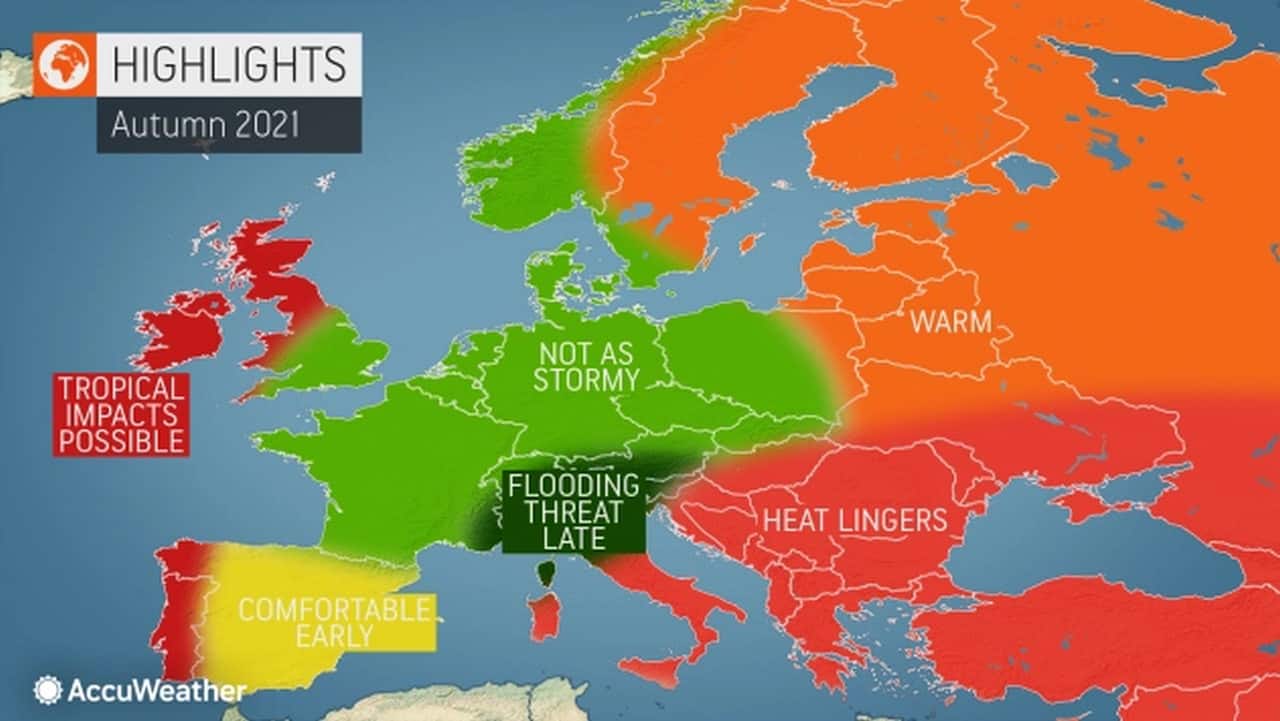 Autunno con pericolo alluvioni per parte d'Italia