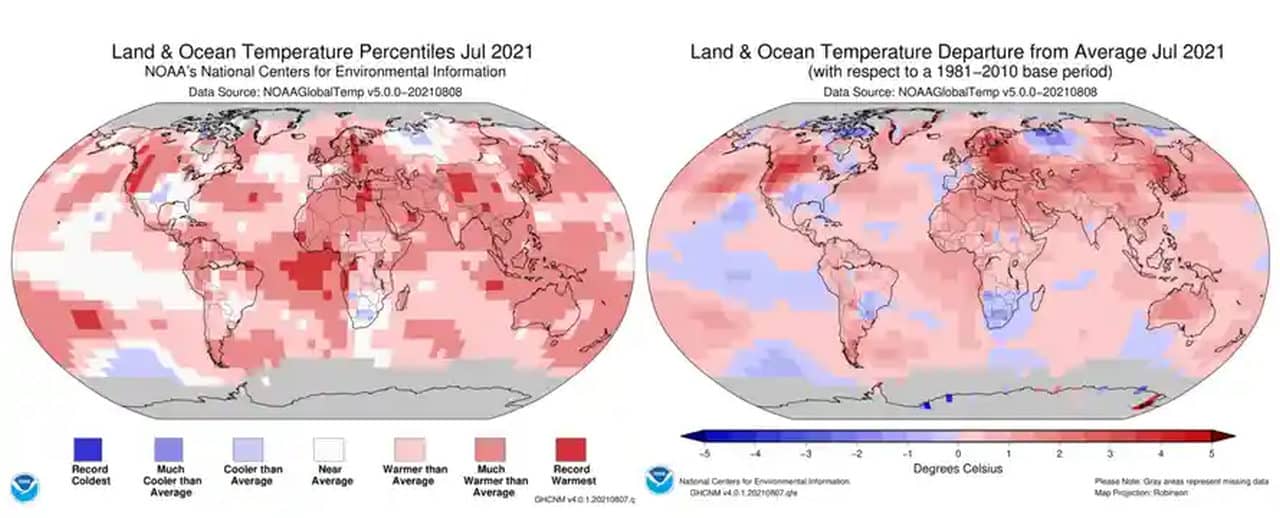 Luglio mai così caldo come quest'anno