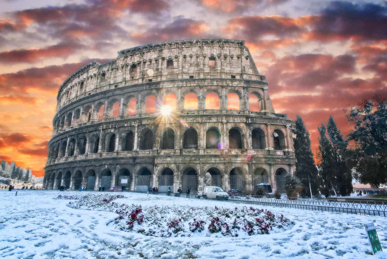 Fosse Inverno cadrebbe la neve su Roma.